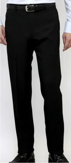 ブラック スラックス スリムフィット