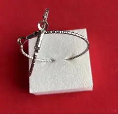 シルバー 二重リング Earring