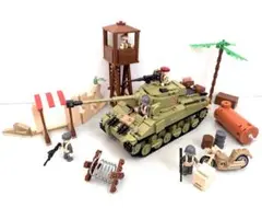イギリス軍 シャーマン ファイアフライ 巡航戦車 ジオラマセット レゴ互換