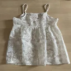 ホワイトレース ビスチェ