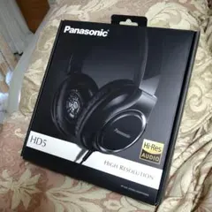 パナソニック 密閉型ヘッドホン ハイレゾ音源対応 ブラック RP-HD5-K