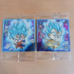 ドラゴンボール　超戦士シールウエハース超　孫悟空 ベジータ セット