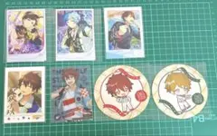 あんスタ 限定招募ポラロイド アニカフェコースター 守沢千秋 南雲鉄虎 深海奏汰