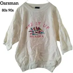 ✨USA製 80s 90s✨ ヴィンテージ スウェット ゆるだぼ ハーフスリーブ