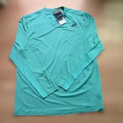 新品　ヨネックス　ユニロングスリーブTシャツ 16848クリアーミント XO