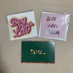 【新品】BTS ポストカード3種 DNA IDOL boy with luv