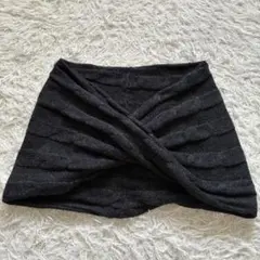 トレファム ニット ネックウォーマー ケーブル編み（B11）