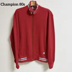 80s Champion 日本製 USAタグ 赤×トリコロール L ヴィンテージのサムネイル