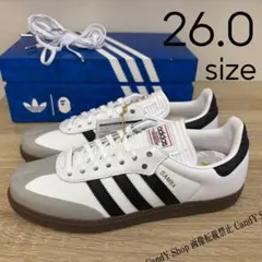 adidas SAMBA BAPE アディダス サンバ ベイプ 白 26.0