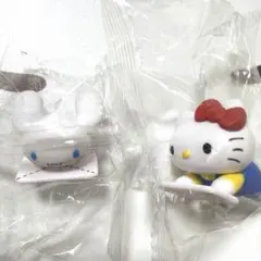 サンリオぞうきんがけレースフィギュア　キティ　シナモン