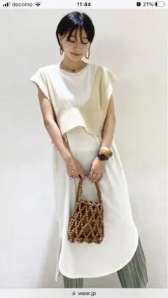 未使用⭐️ローリーズファーム　ニットビスチェ