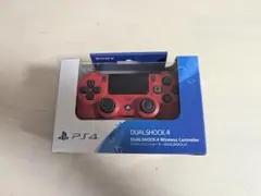 【新品未開封】PS4 ワイヤレスコントローラー純正品 マグマ・レッド