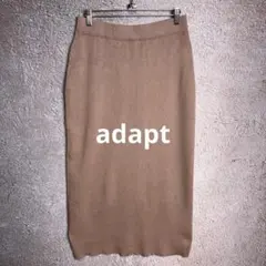 adapt ペプラムニットスカート ベージュ 【Lサイズ】のサムネイル