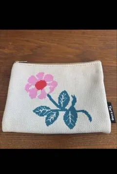 値下げ！Tartine 花の刺繍ポーチのサムネイル