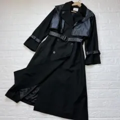 HARE ハレ トレンチコート ロングコート ブラック ベルト付きのサムネイル