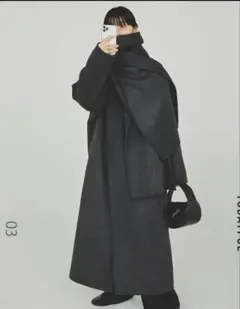 【値下げ中】todayful 黒 ウール ロングコート サイズ38 2025年最新】TODAYFUL レディース ロングコートの人気アイテム