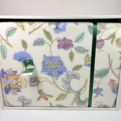 MINTON ミントン シルク混肌掛けふとん ブルー 花柄 - メルカリ