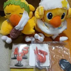 ファイナルファンタジー チョコボ ぬいぐるみ、フィギュアセット