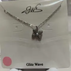 未開封 Glitz Wave フラワーモチーフ ネックレス