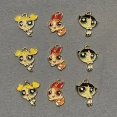 パワーパフガールズ　チャーム　デコパーツ
