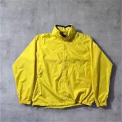 90s Eddie Bauer ナイロンジャケット M イエロー