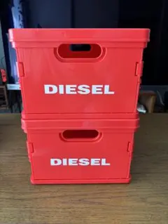 DIESEL 赤 収納ボックス 2個セット
