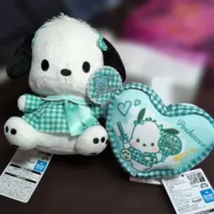 ポチャッコ ぬいぐるみ ハートポーチセット　ナムコ限定