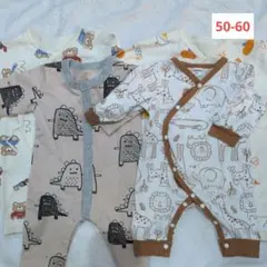 SHEIN ベビー ロンパース 1-3M 50-60 まとめ売り 新生児 薄手