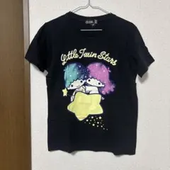 キキララ リッスンフレーバー 限定 半袖Tシャツ ブラック 原宿 サブカルのサムネイル