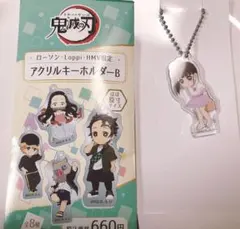 鬼滅の刃 ローソン アクリルキーホルダー　栗花落カナオ