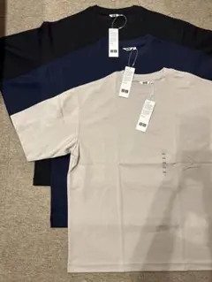 【新品】ユニクロU エアリズムコットン オーバーサイズ Tシャツ 3枚 XXL