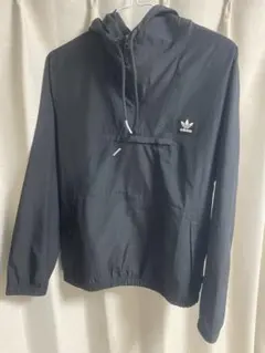 90s adidas（アディダス）ナイロン アノラックパーカー/ネイビー
