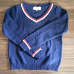 ROPE PICNIC Vネック チルデンニット