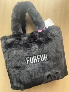 FURFUR ブラックファートートバッグ