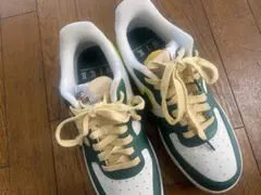NIKE ナイキ エアフォースワン スニーカー ノーブルグリーン 25㎝