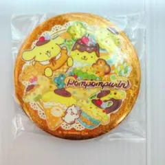 ポムポムプリン キラキラBIG缶バッジ 75mm