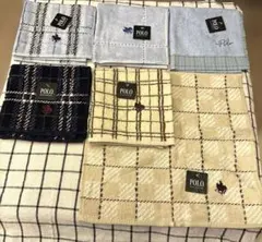POLO タオルハンカチ 6枚セットのサムネイル