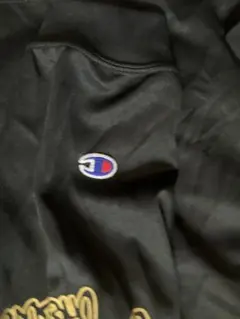 ふ*み様 チャンピオンTシャツ刺繍&プリント長袖 サイズＬ黒