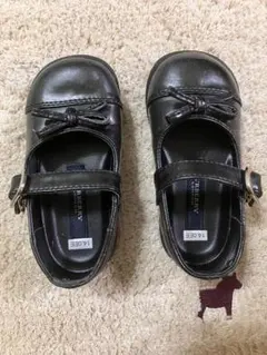 BURBERRYブラックフォーマルシューズ 靴 14cm バーバリー 冠婚葬祭