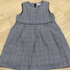 V.S.F. チェック柄 ノースリーブワンピース