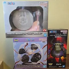 ワンピース WCF ルフィ ギア5 エメト 電伝虫 3点セットのサムネイル