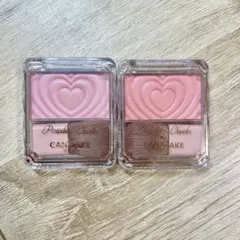 CANMAKE パウダーチークス P01 P02セット
