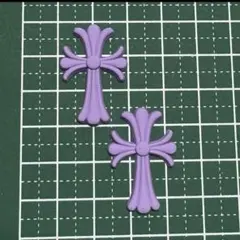 デコパーツ ネイルパーツ クロス カボション マット加工