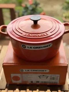 LE CREUSET 両手鍋 22cm オレンジのサムネイル