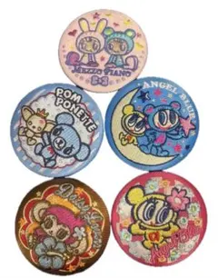 ナルミヤキャラクターズ 刺繍缶バッジ メゾピアノ エンジェルブルー 等