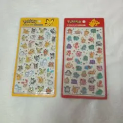ポケモン 3D ステッカー シート 2枚セット