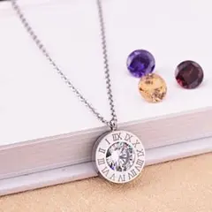 サージカルステンレス316L製 誕生石4カラーセット ジルコニアローマ数字