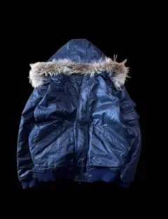 レザー調 archive n2b ma1 y2k 00s n3b ファー