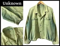 ビンテージSHOP購入 鬼フェード Unknown ワーク ジャケット ブルゾン 