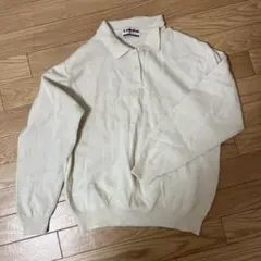 ポロ襟ニット